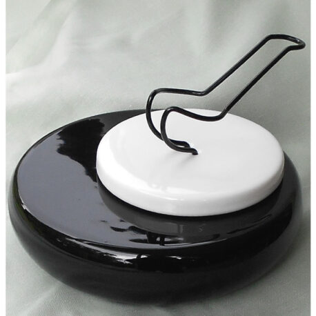 Savinelli Ceramic pipe ashtray, Pipestand cover; Made in Italy