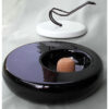 Savinelli Ceramic pipe ashtray, Pipestand cover; Made in Italy
