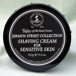 Taylor of Bond Street Shaving Cream in tub; 150g; Jermyn Street<BR>94-JBTay1014