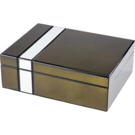 Humidor Set Two-tone Lazer finish; For about 25 cigars;<br> 73-J9109