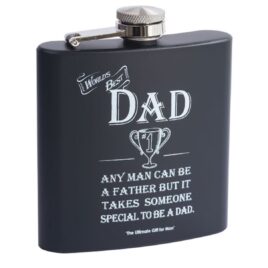 Hip Flask; World’s Best Dad<br>94-JBFL87 Best Dad