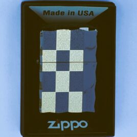 Zippo lighter, Block Check design<br>55-Z2-42A
